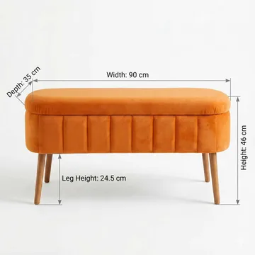 Armenia Sittpuff med förvaring 90 cm - Möbler - Stolar & fåtöljer - Pall & puff - Sittpuff - Sittpuff med förvaring