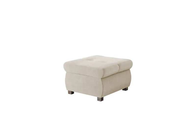 Cerys Fotpall 60 cm - Beige - Möbler - Stolar & fåtöljer - Pall & puff - Fotpall