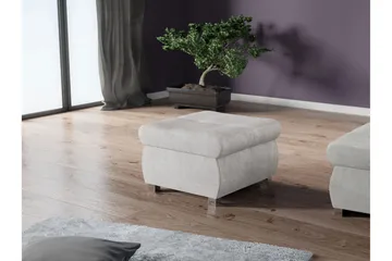 Cerys Fotpall 60 cm - Grå - Möbler - Stolar & fåtöljer - Pall & puff - Fotpall