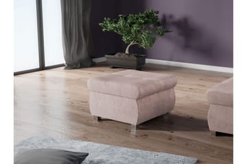 Cerys Fotpall 60 cm - Rosa - Möbler - Stolar & fåtöljer - Pall & puff - Fotpall