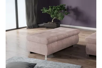 Cerys Fotpall 60 cm - Rosa - Möbler - Stolar & fåtöljer - Pall & puff - Fotpall