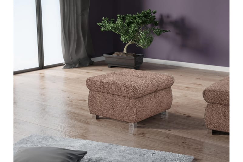 Cerys Sittpuff - Brun - Möbler - Stolar & fåtöljer - Pall & puff - Sittpuff