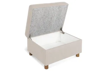 Crazy Fotpall med Förvaring 80x65 - Beige - Möbler - Stolar & fåtöljer - Pall & puff - Fotpall