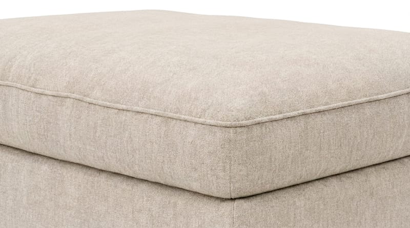 Dubai Fotpall i Tyg - Beige - M öbler - Stolar & fåtöljer - Pall & puff - Fotpall