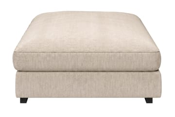 Dubai Rektangulär Fotpall 120x95 cm i Chenille - Beige - Möbler - Stolar & fåtöljer - Pall & puff - Fotpall