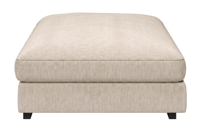Dubai Rektangulär Fotpall 120x95 cm i Chenille - Beige - Möbler - Stolar & fåtöljer - Pall & puff - Fotpall