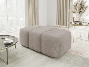 Flo Fotpall 93 cm - Beige - Möbler - Stolar & fåtöljer - Pall & puff - Fotpall