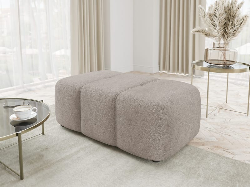 Flo Fotpall 93 cm - Beige - Möbler - Stolar & fåtöljer - Pall & puff - Fotpall