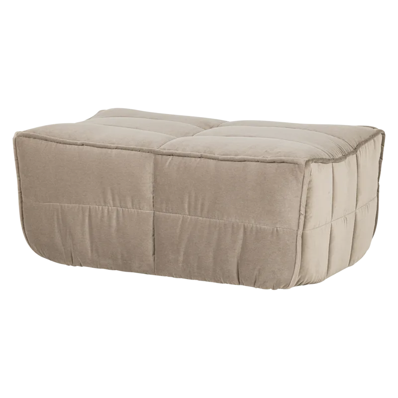 Fotpall Cluster 104 cm, Taupe