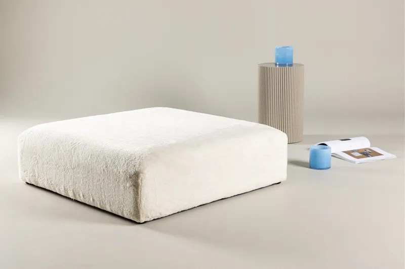 Davie Fotpall - Beige - Möbler - Stolar & fåtöljer - Pall & puff - Fotpall