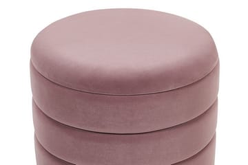 Lerbodatorp Fotpall med Förvaring 2-pack - Rosa - Möbler - Stolar & fåtöljer - Pall & puff - Fotpall - Fotpall med förvaring