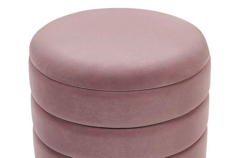 Lerbodatorp Fotpall med Förvaring 2-pack - Rosa - Möbler - Stolar & fåtöljer - Pall & puff - Fotpall - Fotpall med förvaring