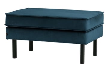 Lissbon Fotpall Sammet - Blå - Möbler - Stolar & fåtöljer - Pall & puff - Fotpall