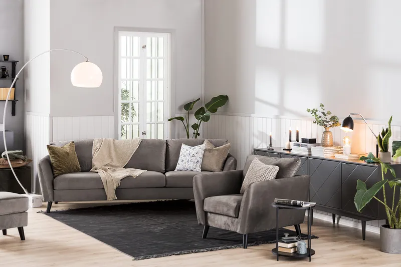 Trend Fotpall - Brun - Möbler - Stolar & fåtöljer - Pall & puff - Fotpall