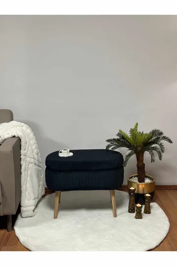 Heba Sittpuff med förvaring 60 cm - Möbler - Stolar & fåtöljer - Pall & puff - Sittpuff - Sittpuff med förvaring