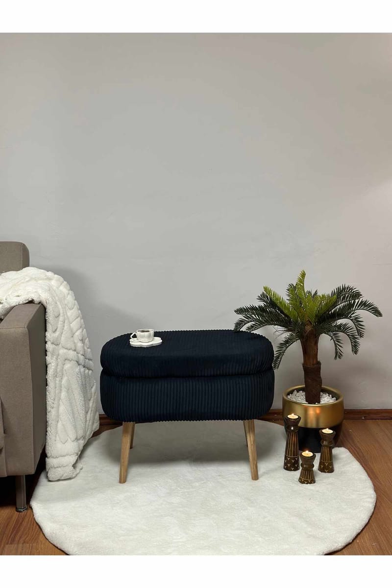 Heba Sittpuff med förvaring 60 cm - Möbler - Stolar & fåtöljer - Pall & puff - Sittpuff - Sittpuff med förvaring