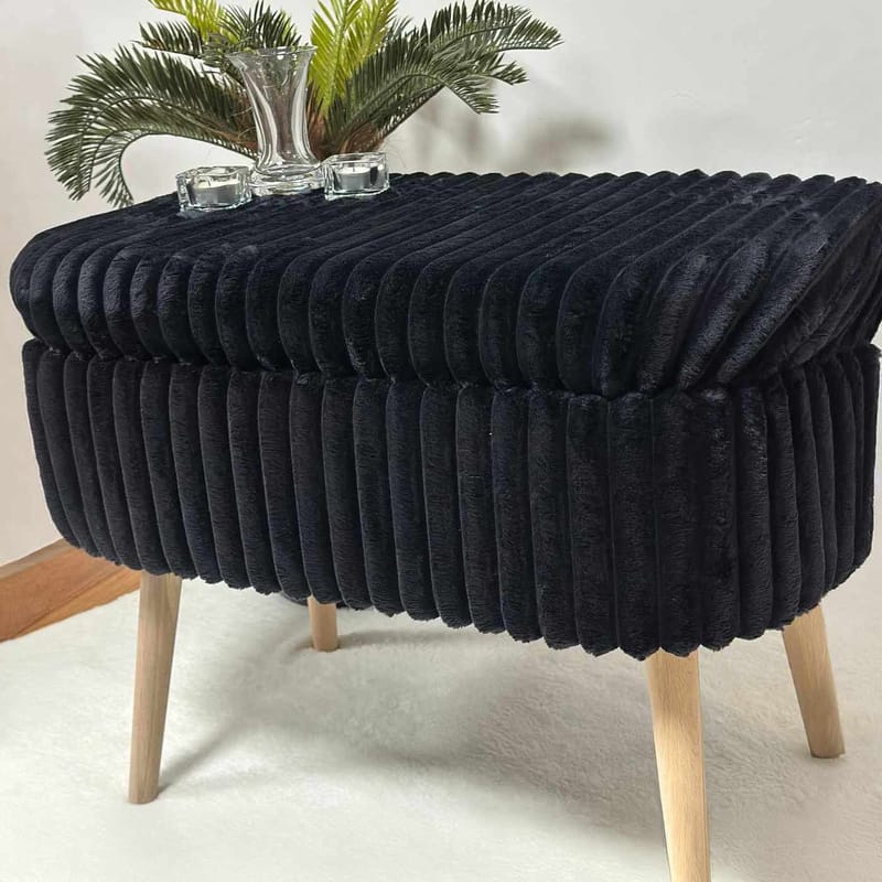 Heba Sittpuff med förvaring 60 cm - Möbler - Stolar & fåtöljer - Pall & puff - Sittpuff - Sittpuff med förvaring