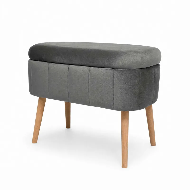Heba Sittpuff med förvaring 60 cm - Möbler - Stolar & fåtöljer - Pall & puff - Sittpuff - Sittpuff med förvaring