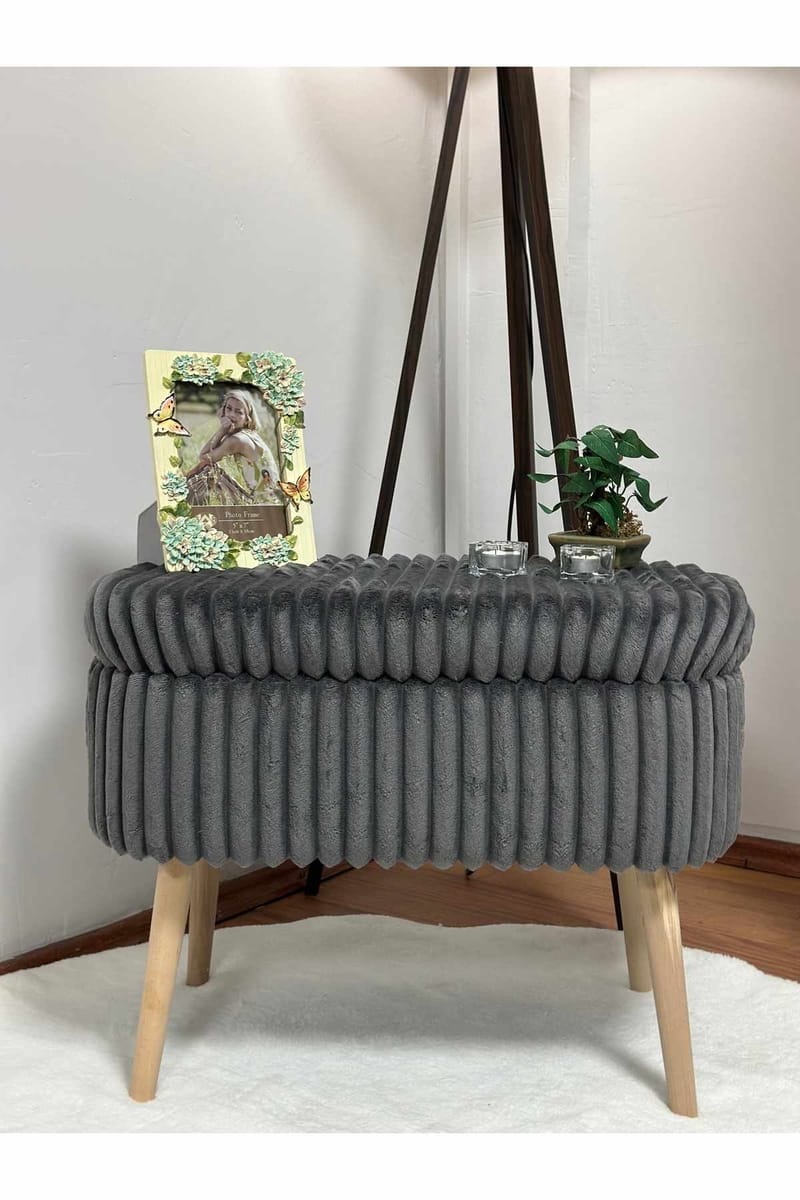 Heba Sittpuff med förvaring 60 cm - Möbler - Stolar & fåtöljer - Pall & puff - Sittpuff - Sittpuff med förvaring