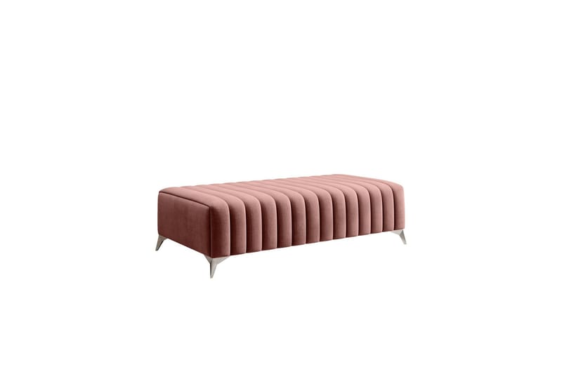 Laurece Fotpall 132 cm, Rosa