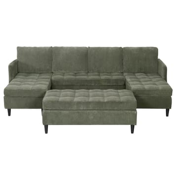Lindhus Fotpall 120 cm i manchester - grön - Möbler - Stolar & fåtöljer - Pall & puff - Sittpuff