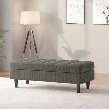Lindhus Fotpall 120 cm i manchester - grön - Möbler - Stolar & fåtöljer - Pall & puff - Sittpuff