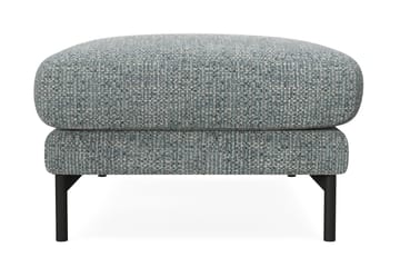 Menard Premium Fotpall i Chenille - Grå/Blå - Möbler - Stolar & fåtöljer - Pall & puff - Fotpall