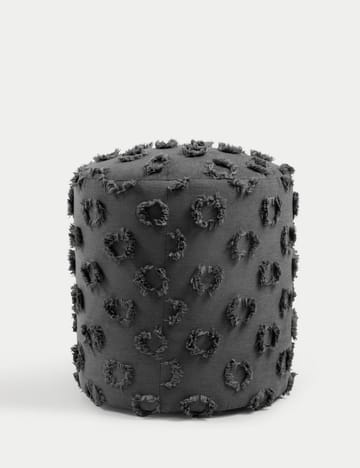 Meric Sittpuff 40 cm Rund - Antracit - Möbler - Stolar & fåtöljer - Pall & puff - Sittpuff