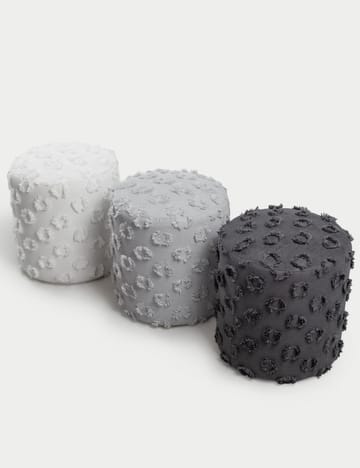 Meric Sittpuff 40 cm Rund - Antracit - Möbler - Stolar & fåtöljer - Pall & puff - Sittpuff