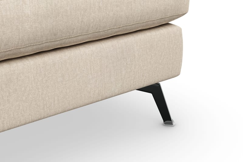 Ocean Lyx Fotpall - Beige/Sammet - Möbler - Stolar & fåtöljer - Pall & puff - Fotpall