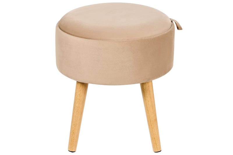 Pall Neely Beige - Beige - Möbler - Stolar & fåtöljer - Pall & puff - Fotpall