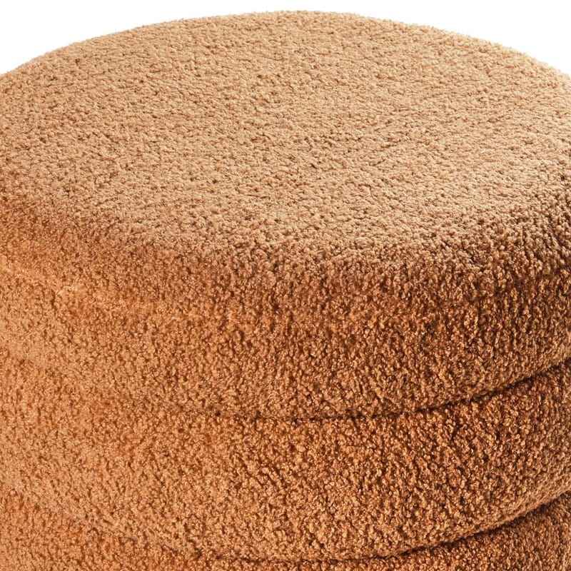 Puff Chilly - Brunt, ljust trä - Möbler - Stolar & fåtöljer - Pall & puff - Sittpuff