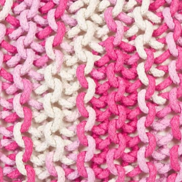 Puff Conrad - Vit, Rosa - Möbler - Stolar & fåtöljer - Pall & puff - Sittpuff