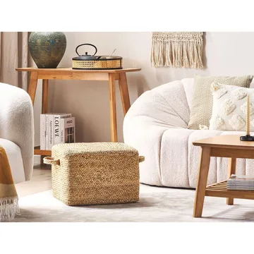 Puff Dhadar - Naturligt, beige - Möbler - Stolar & fåtöljer - Pall & puff - Sittpuff