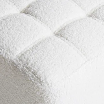 Puff Kansas - Vit - Möbler - Stolar & fåtöljer - Pall & puff - Sittpuff