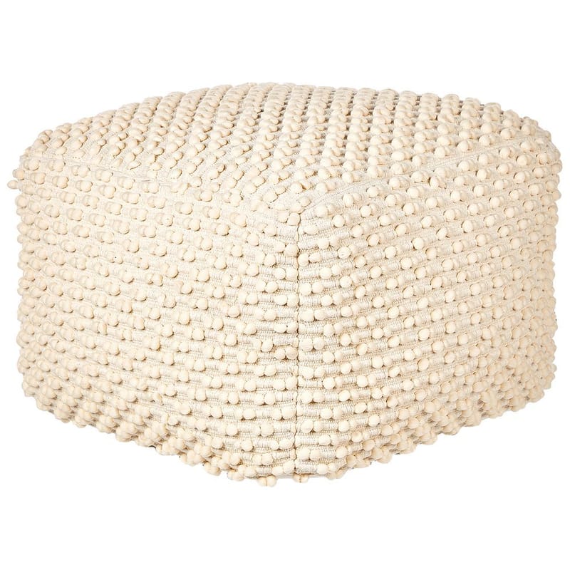 Puff Kingri - Beige - Möbler - Stolar & fåtöljer - Pall & puff - Sittpuff