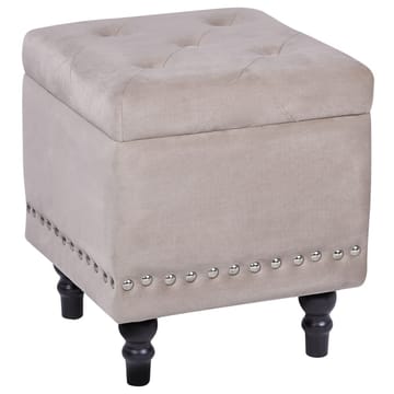 Puff Loretto - Beige - Möbler - Stolar & fåtöljer - Pall & puff - Sittpuff