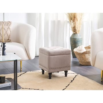 Puff Loretto - Beige - Möbler - Stolar & fåtöljer - Pall & puff - Sittpuff