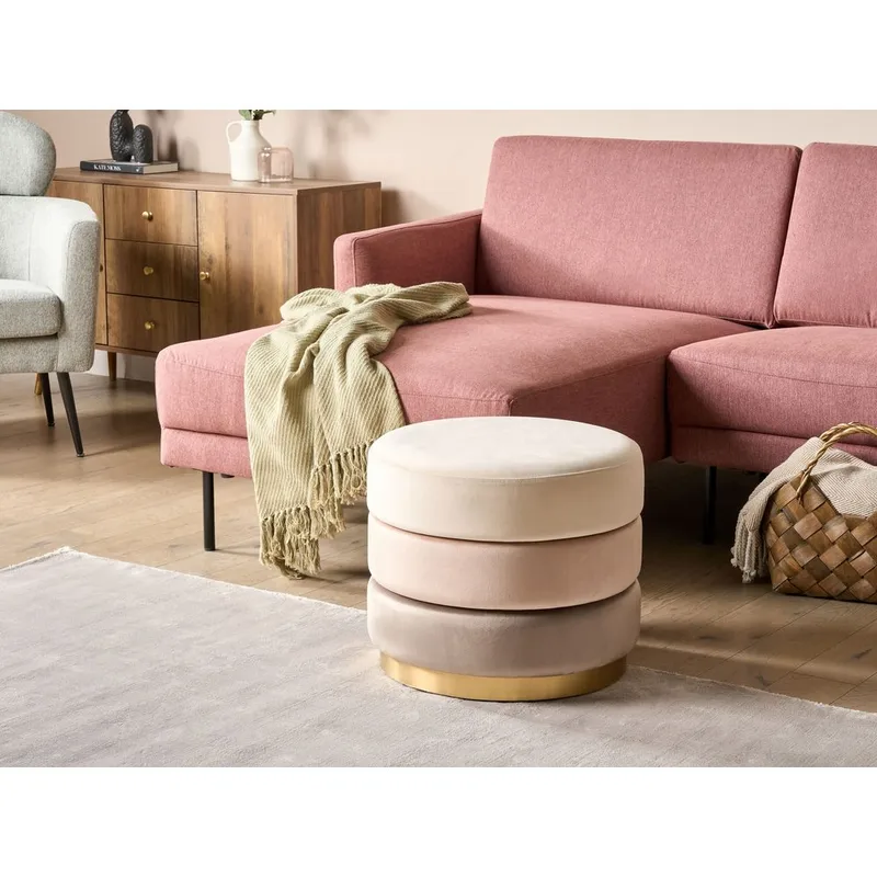 Puff Louin - Beige - Möbler - Stolar & fåtöljer - Pall & puff - Sittpuff