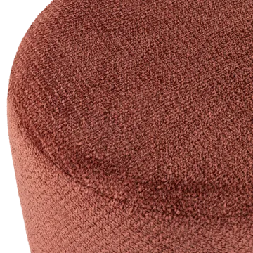 Puff med snurrfot Islen 39 cm Rund - Vinröd - Möbler - Stolar & fåtöljer - Pall & puff - Sittpuff