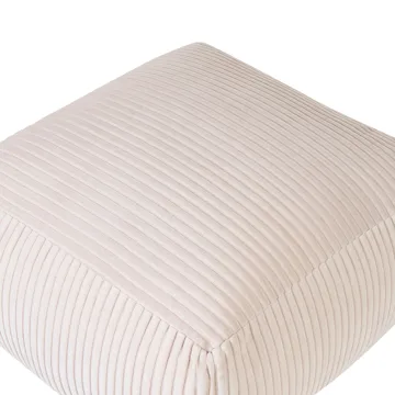 Puff Mukki - Beige - Möbler - Stolar & fåtöljer - Pall & puff - Sittpuff