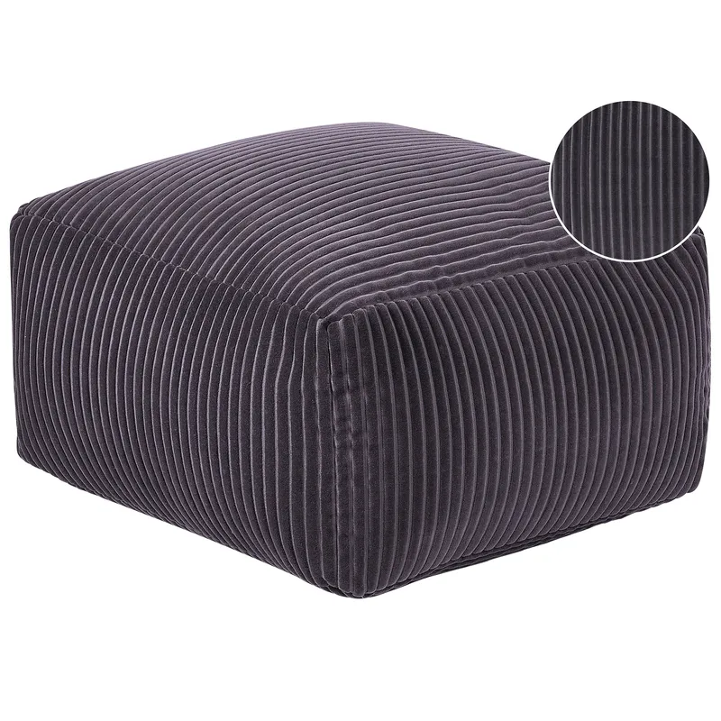 Puff Mukki - Mörkgrå - Möbler - Stolar & fåtöljer - Pall & puff - Sittpuff