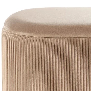 Puff Richland - Beige - Möbler - Stolar & fåtöljer - Pall & puff - Sittpuff