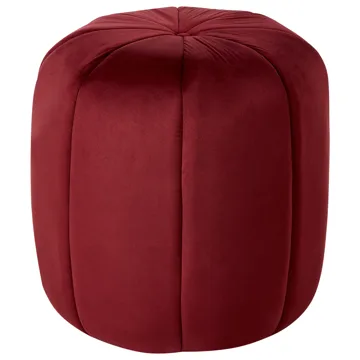 Puff Selby - Mörkröd - Möbler - Stolar & fåtöljer - Pall & puff - Sittpuff