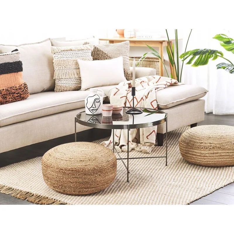 Puff Tifelt - Beige - Möbler - Stolar & fåtöljer - Pall & puff - Sittpuff
