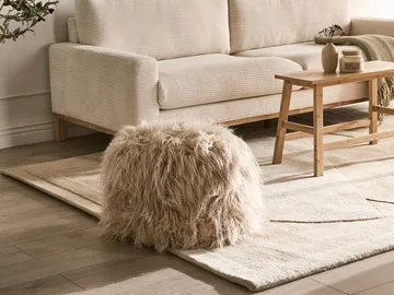 Puff Tukki 50x50 cm - Beige - Möbler - Stolar & fåtöljer - Pall & puff - Sittpuff