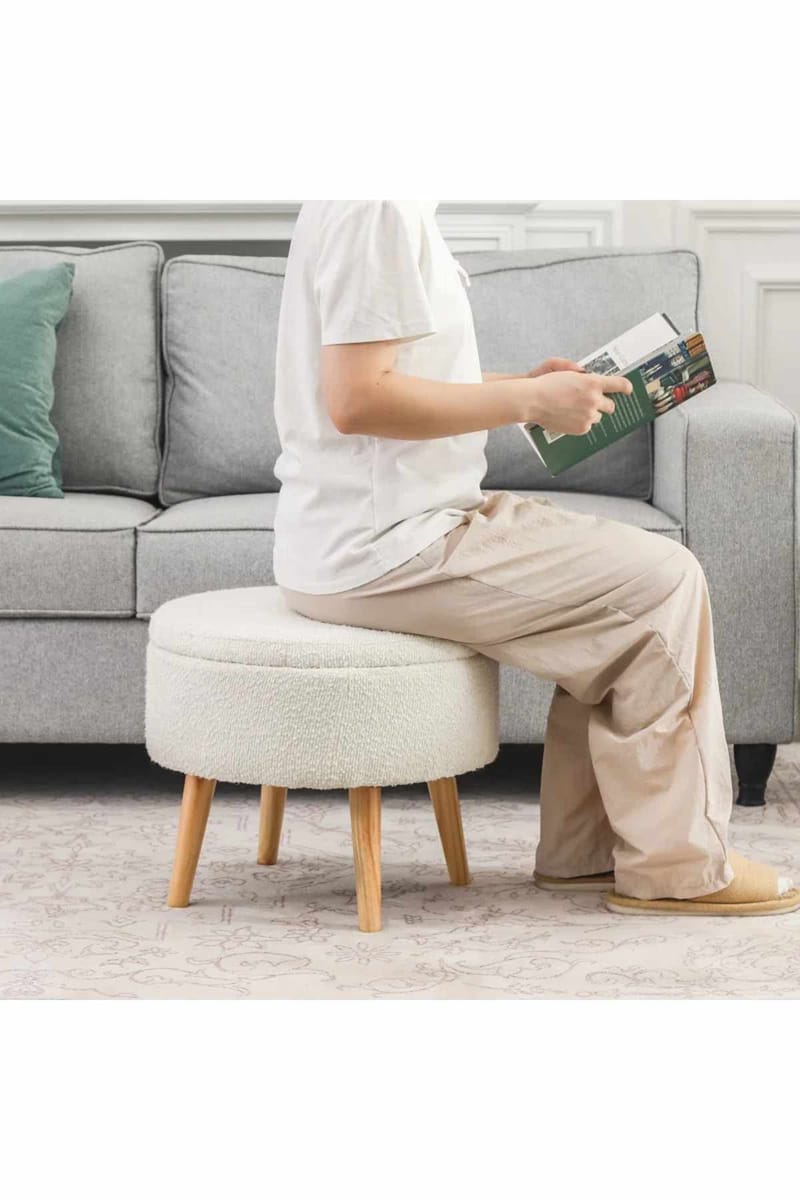 Retzow Sittpuff med förvaring 45 cm - Möbler - Stolar & fåtöljer - Pall & puff - Sittpuff - Sittpuff med förvaring