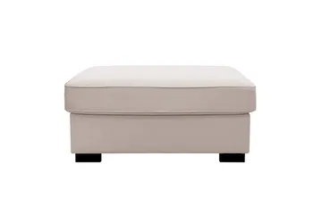 Rossita Fotpall i Sammet - Beige - Möbler - Stolar & fåtöljer - Pall & puff - Fotpall