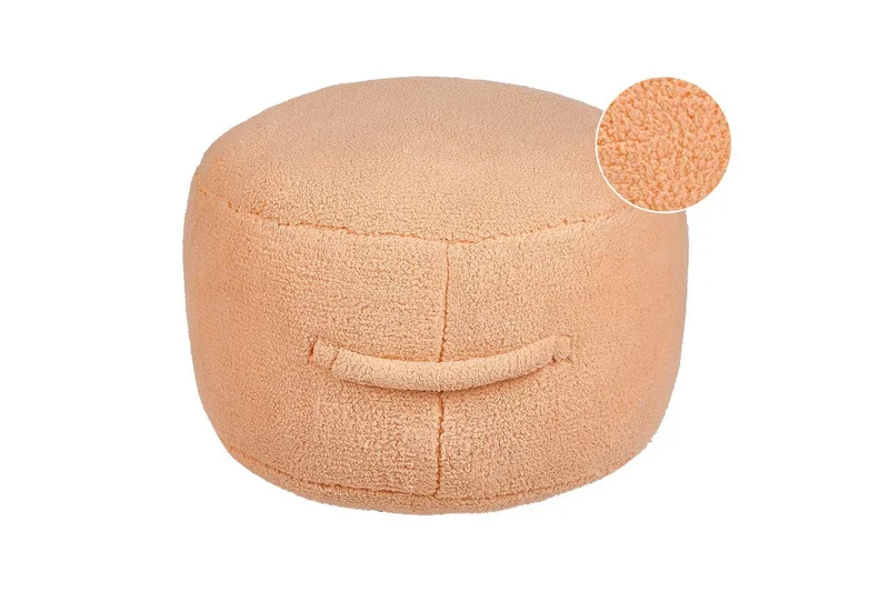 Sittpuff Adlana Orange - Orange - Möbler - Stolar & fåtöljer - Pall & puff - Sittpuff