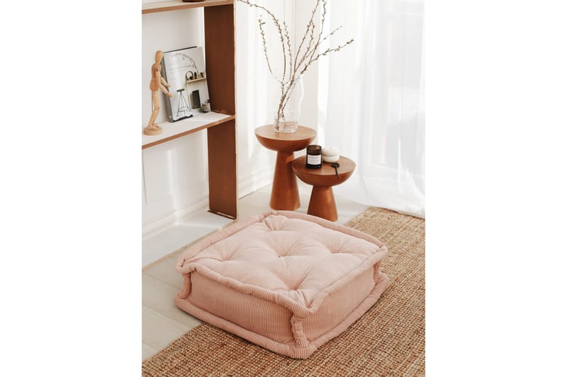 Biskuvi Sittpuff 55 cm - Rosa - Möbler - Stolar & fåtöljer - Pall & puff - Sittpuff